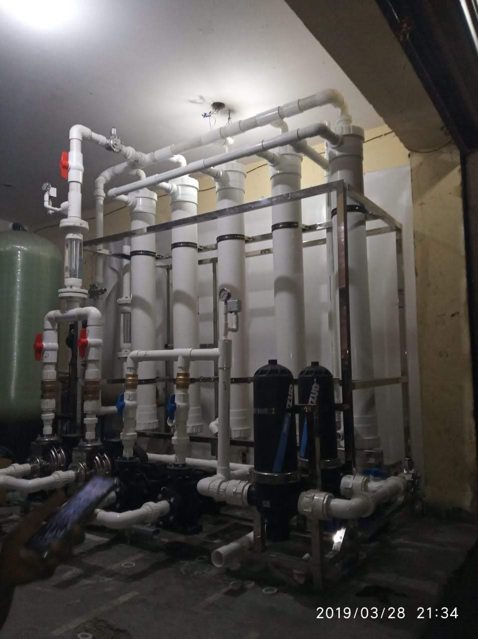 Multi-Stage UF Membrane Skid Assembly